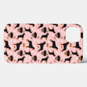 ロットワイラーロッティかわいい犬のパターンCase-Mate iPhon Case-Mate iPhoneケース (裏面 (横))