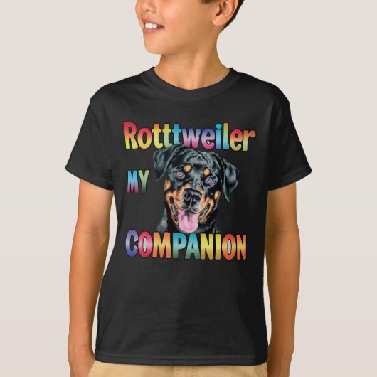 ロットワイラー仲間 Tシャツ (正面)