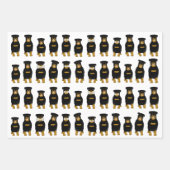 ロットワイラー包装紙シート ラッピングペーパーシート (正面3)