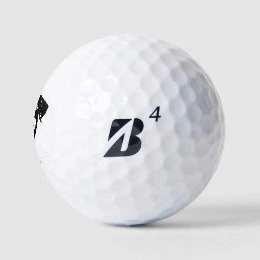 ロットワイラー名前をカスタムする署名 ゴルフボール (ロゴ)