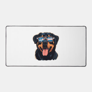 ロットワイラー子犬 デスクマット