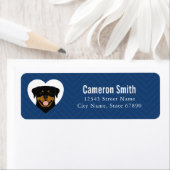 ロットワイラー差出人住所ラベル ラベル (インサイチュ)