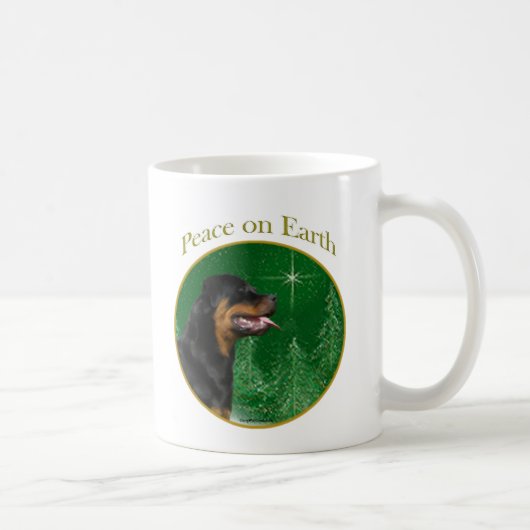 ロットワイラー平和 コーヒーマグカップ (右)