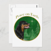 ロットワイラー平和 ポストカード (正面/裏面)