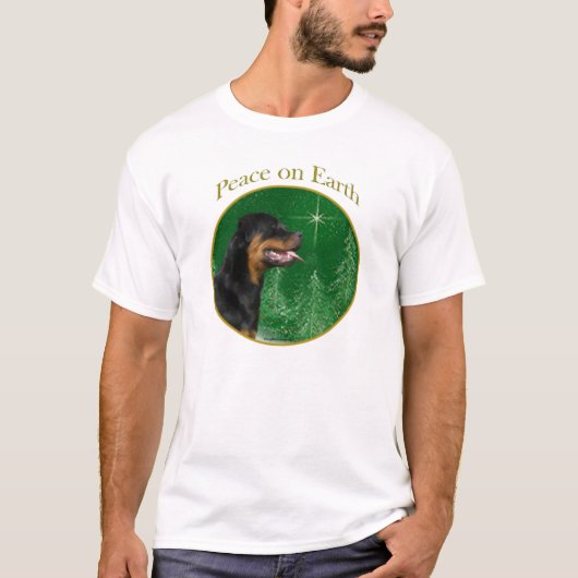 ロットワイラー平和 Tシャツ (正面)