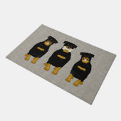 ロットワイラー形式 ドアマット (アングル)