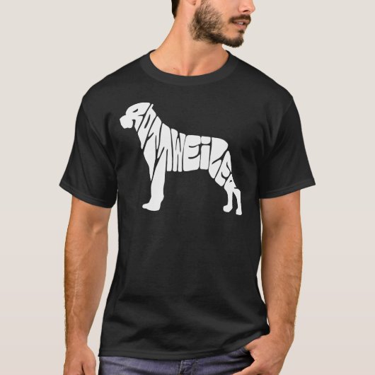 ロットワイラー必須 Tシャツ (正面)
