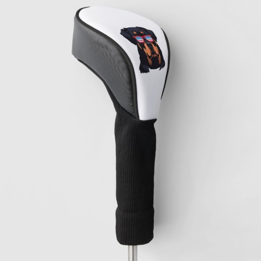 ロットワイラー愛好家の贈り物 ゴルフヘッドカバー (アングル)