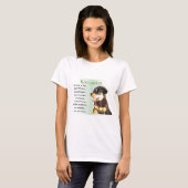 ロットワイラー愛好家の贈り物 Tシャツ (正面フル)