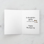 ロットワイラー感謝祭カード シーズンカード (内部)