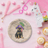 ロットワイラー海賊 ペーパープレート (パーティー)