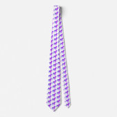 ロットワイラー犬かわいいピンクのシルエット白い首 ネクタイ (正面)