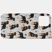 ロットワイラー犬の骨と前足のケースメイトiPhone CAS Case-Mate iPhoneケース (裏面 (横))