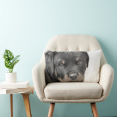 ロットワイラー犬のlumbarの装飾用クッション ランバークッション (椅子)