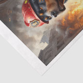 ロットワイラー犬は消防士として繁殖 –  薄葉紙 (詳細)