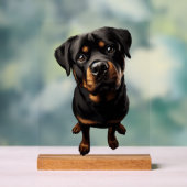 ロットワイラー犬 アクリルサイン (ニュートラル)