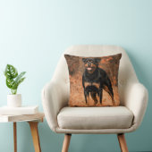 ロットワイラー犬 クッション (椅子)