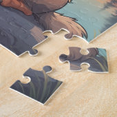 ロットワイラー犬 ジグソーパズル (側面)