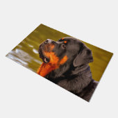 ロットワイラー犬 ドアマット (アングル)