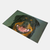 ロットワイラー犬 ドアマット (アングル)