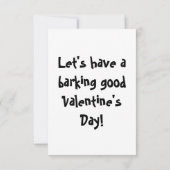 ロットワイラー犬(ハート眼鏡) サンキューカード (裏面)