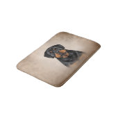 ロットワイラー犬 バスマット (アングル)