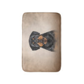 ロットワイラー犬 バスマット (正面縦)