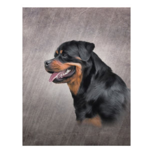 ロットワイラー犬 フォトプリント