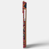 ロットワイラー犬 3D おしゃれ カラフル ボーダー Case-Mate iPhoneケース (裏面 / 左)