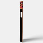 ロットワイラー犬 3D おしゃれ カラフル ボーダー Case-Mate iPhoneケース (裏面 / 右)