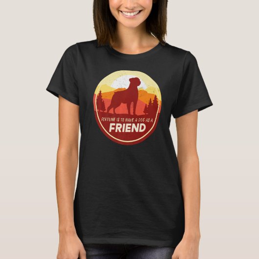 ロットワイラー犬 Tシャツ (正面)