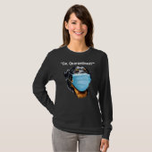 ロットワイラー犬Ew隔離された犬の顔M Tシャツ (正面フル)