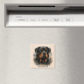 ロットワイラー番犬ギフト マグネット (インサイチュ (食洗機))