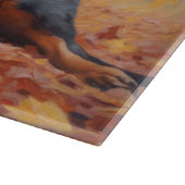 ロットワイラー紅葉秋インスパイア カッティングボード (角)