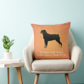 ロットワイラー考える-'s of you - Pet Memorial クッション (椅子)
