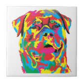 ロットワイラー色 タイル (正面)