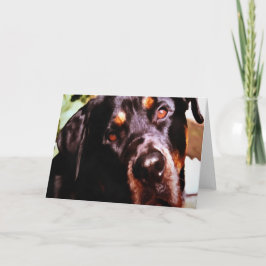 ロットワイラー芸術的ペットポルタット カード