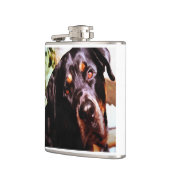 ロットワイラー芸術的ペットポルタット フラスク (左)