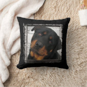 ロットワイラー装飾用クッション クッション (ブランケット)