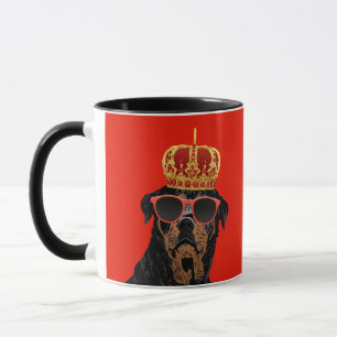 ロットワイラー親のためのRottweiler刺客の生命王 マグカップ