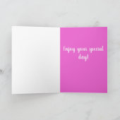 ロットワイラー誕生日 カード (内部)