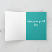 ロットワイラー誕生日 カード (内部)