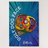 ロットワイラー醜い犬の顔1000ピースジグソーパズル ジグソーパズル (縦)