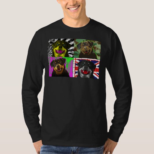ロットワイラー3 Tシャツ (正面)