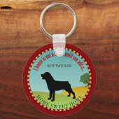 ロットワイラー キーホルダー (正面)