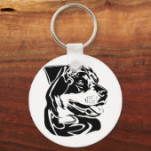 ロットワイラー キーホルダー (正面)