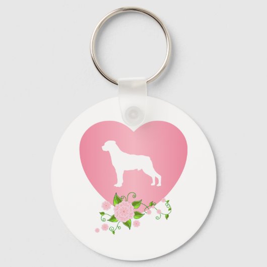 ロットワイラー キーホルダー (正面)