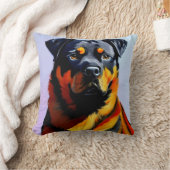 ロットワイラー クッション (ブランケット)