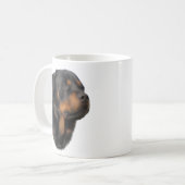 ロットワイラー コーヒーマグカップ (正面左)