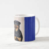 ロットワイラー   コーヒーマグカップ (正面右)